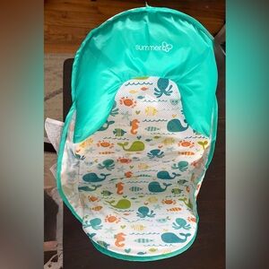 Summer Deluxe Infant Baby Bathing Seat with Sea Creatures